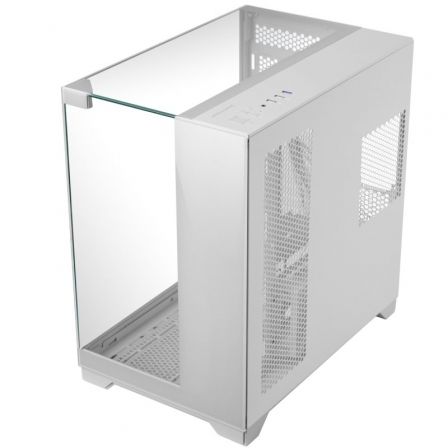 Mars Gaming MCVISION Blanca Semitorre con Triple Cristal Templado